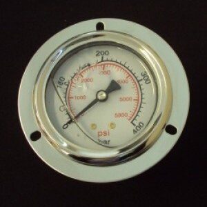 Manômetro painel 400bar
